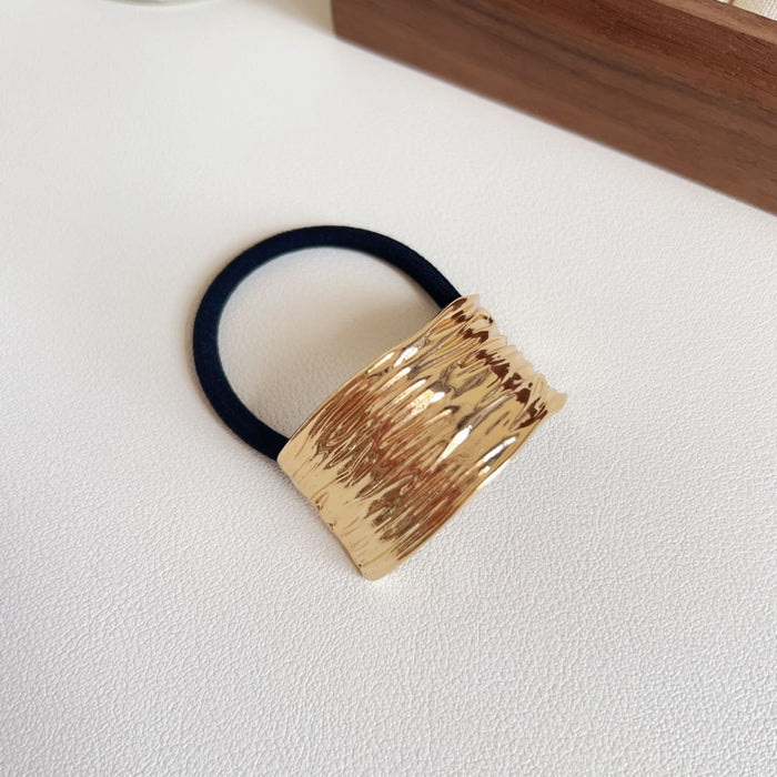 Wholesale Metal Cross Golden Head Rope Ball Head Rubber Hair Ring Hair Rope