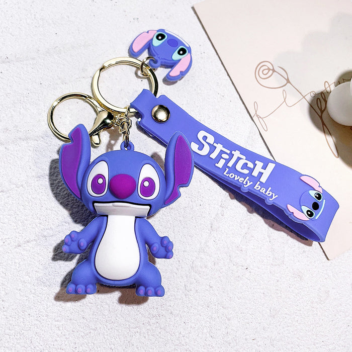 Wholesale  Cute Doll Silicone Keychain Bag Car Keychain  Cute Keychain