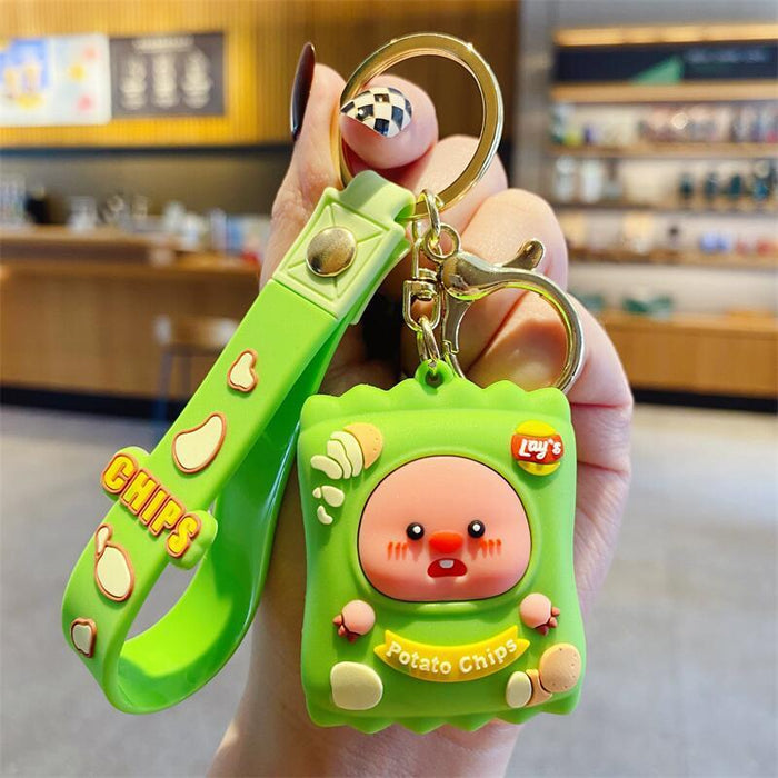 Wholesale Resin Cute Doll Keychain JDC-KC-XingLao001