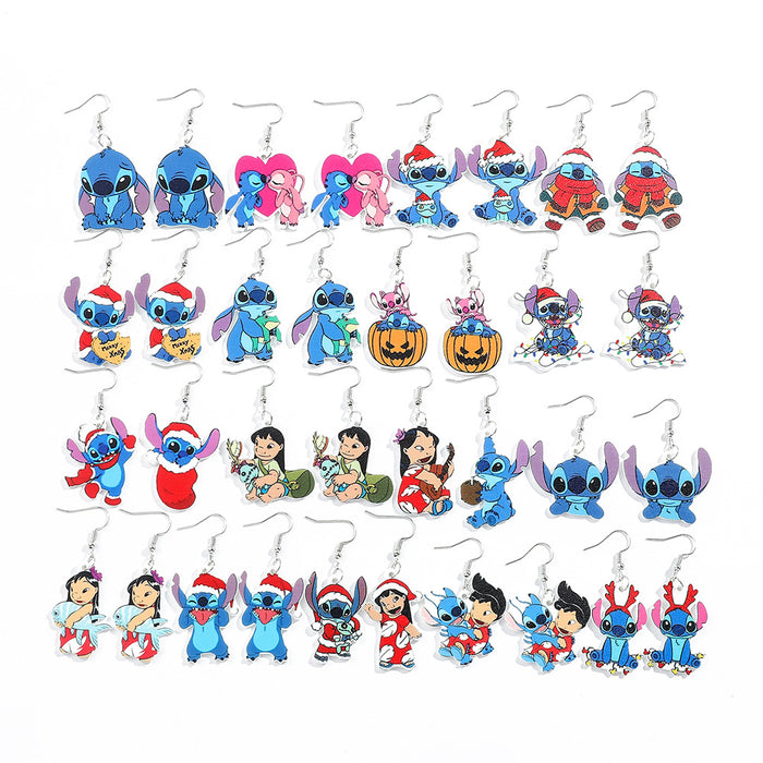 Wholesale anime star baby acrylic earrings Cartoon Doll earrings