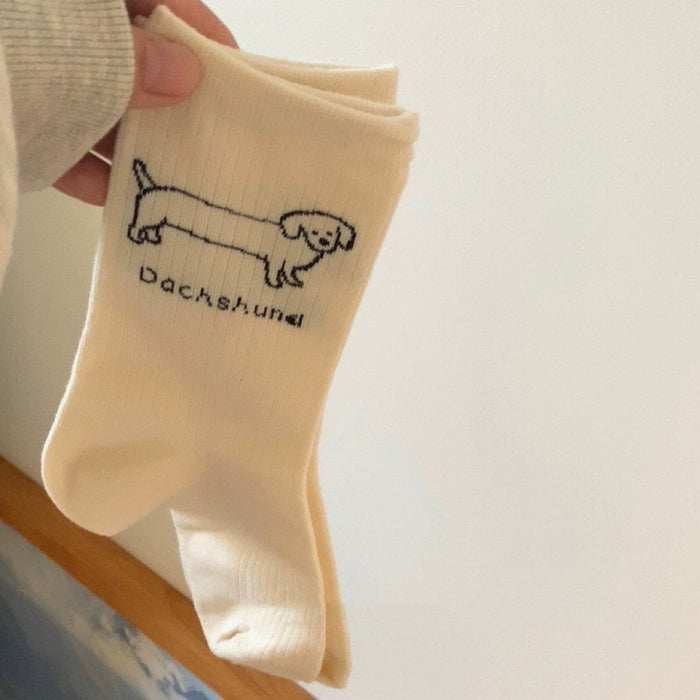 Wholesale Striped embroidery, tube socks, pile socks, pure cotton socks, casual