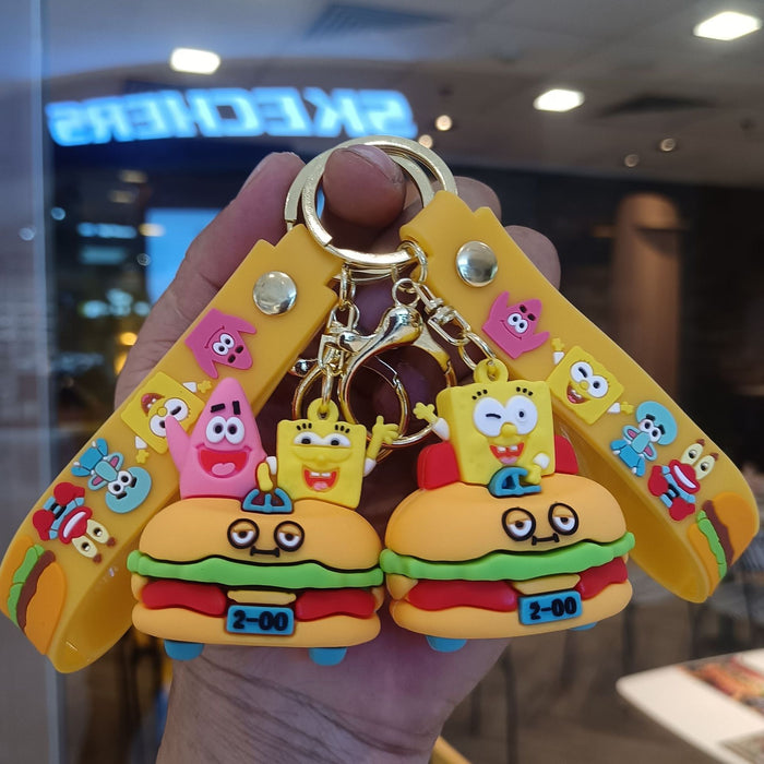 Wholesale Cartoon Sponge Keychain