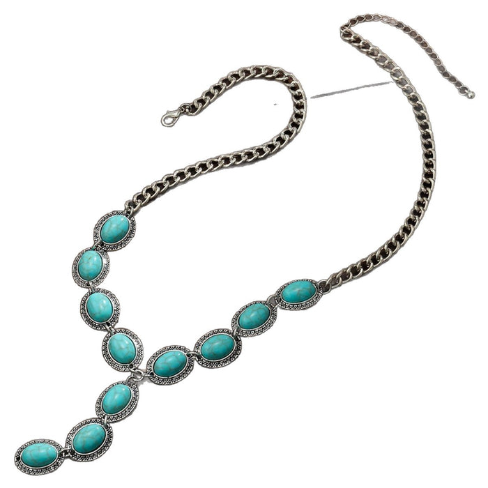Wholesale Jewelry vintage turquoise necklace fashion