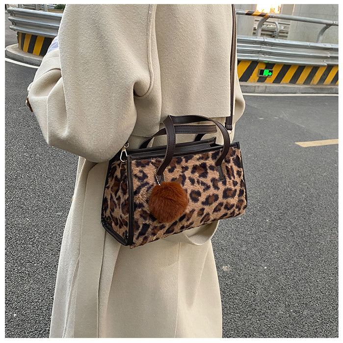 Wholesale Large Capacity Canvas Plaid Shoulder and Crossbody Bag JDC-SD-NanFeng001