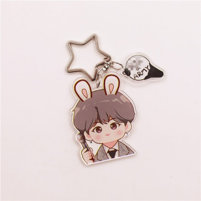 Wholesale Cartoon Acrylic Keychain JDC-KC-HanTian019