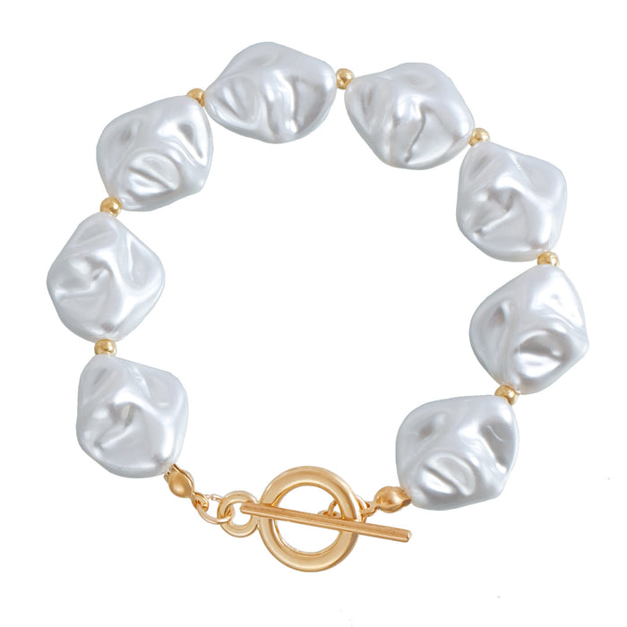 Wholesale Vintage Alien Baroque Imitation Pearl Necklace
