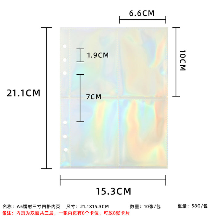 Wholesale Butterfly Plush Magnetic Full-Wrap 3-inch Loose-Leaf Storage Book
