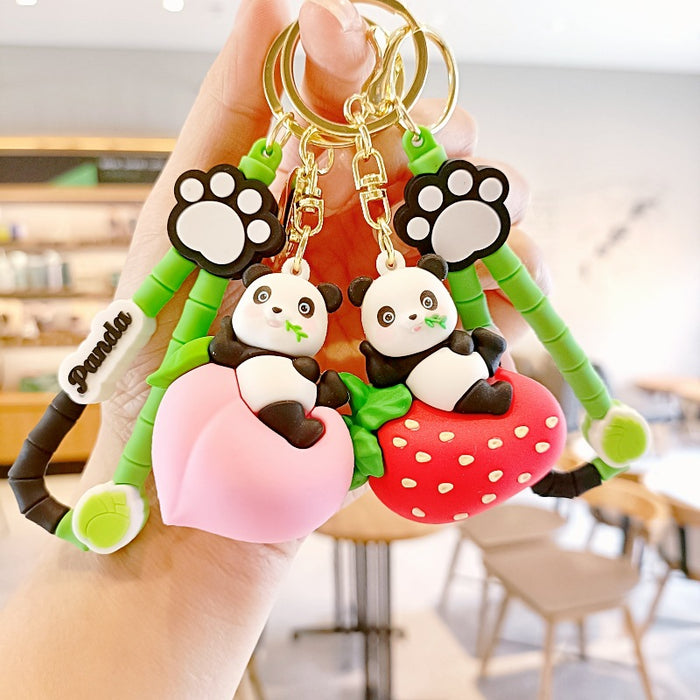 Wholesale Silicone Cartoon Doll Keychain JDC-KC-MingT167