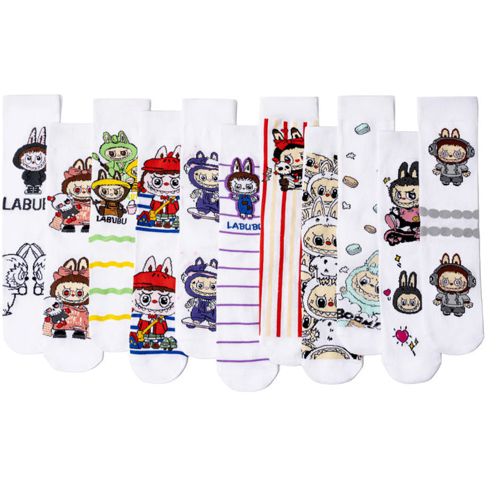 Wholesale Stylish and versatile mid-calf socks,  cute