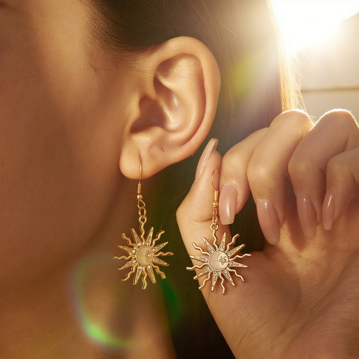 Wholesale Retro Spiral Simple Vintage Creative Alloy Earrings