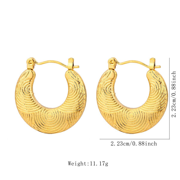 Wholesale Stainless Steel Geometric Earrings Earrings