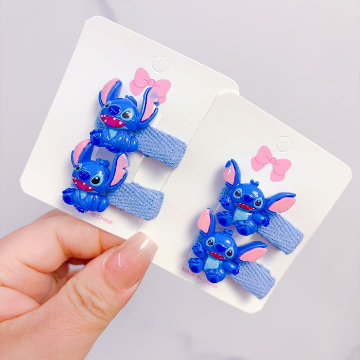 Wholesale hair accessories baby pair clip cloth small hairpin bangs accessories