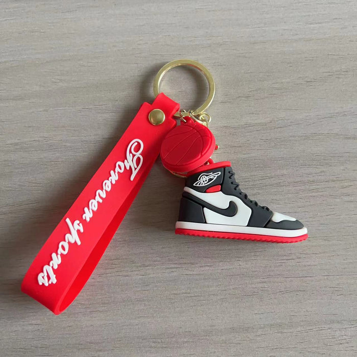 Wholesale Creative Cartoon Men's and Women's Basketball Shoes Mold Keychain Car Bag Keychain Gift Hanging Accessories