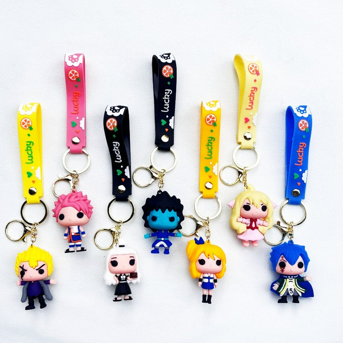 Wholesale PVC Cartoon Doll Keychain JDC-KC-WuYi165