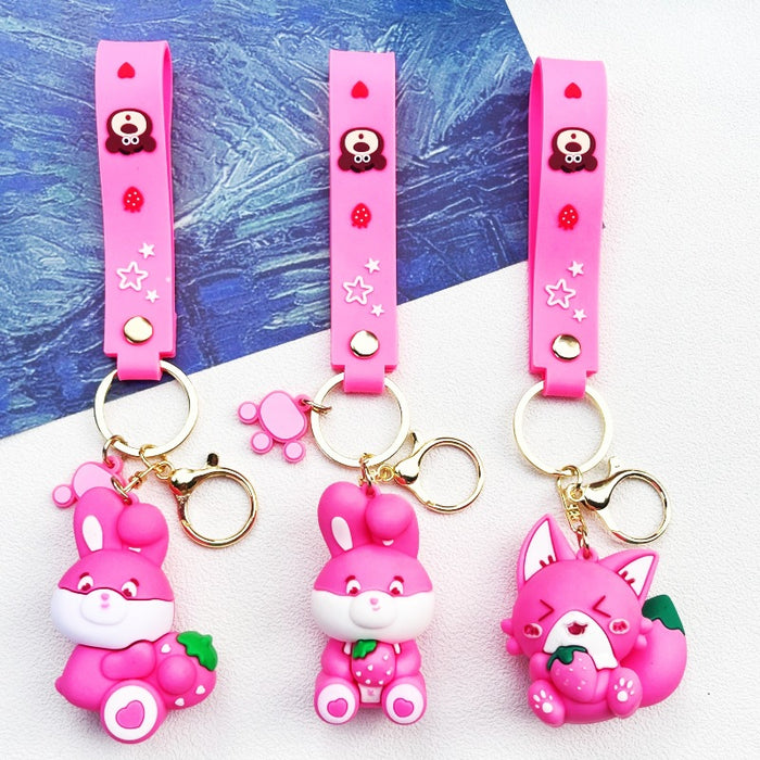 Wholesale PVC Cartoon Doll Keychain JDC-KC-WuYi113