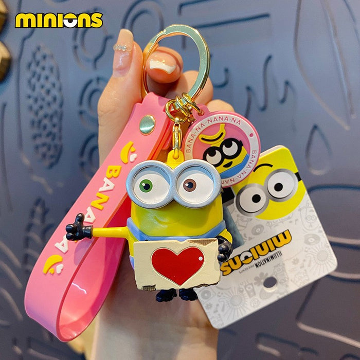 Wholesale Cartoon Doll Silicone Keychain JDC-KC-BaiM076