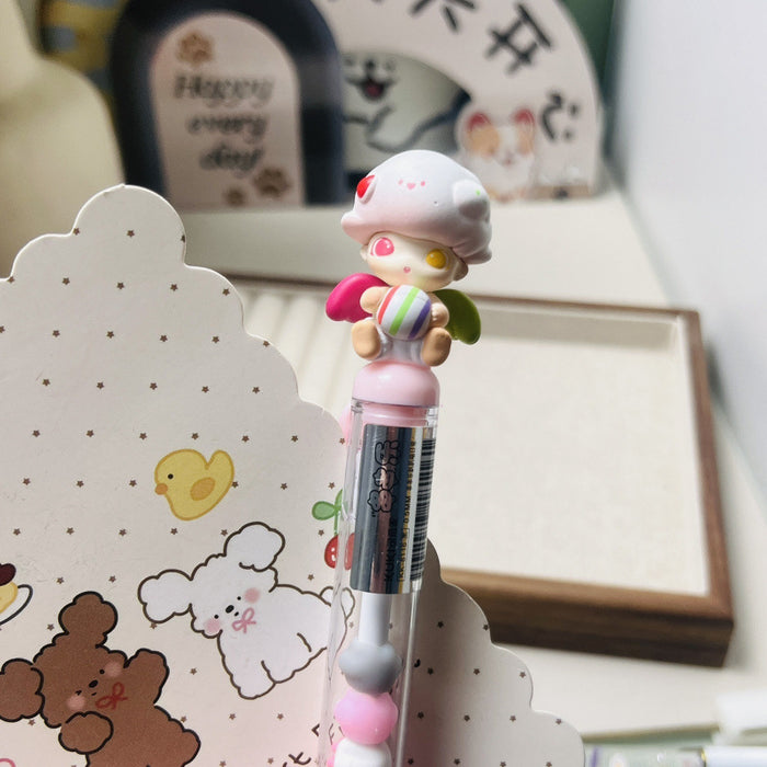 Wholesale Flocking Cute Grain String Music Gel Pen