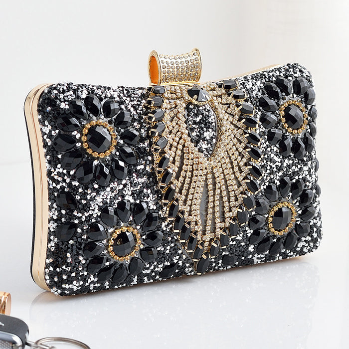 Wholesale Diamond Party Bags Rhinestone Evening Bags Handbags JDC-HB-YiX001