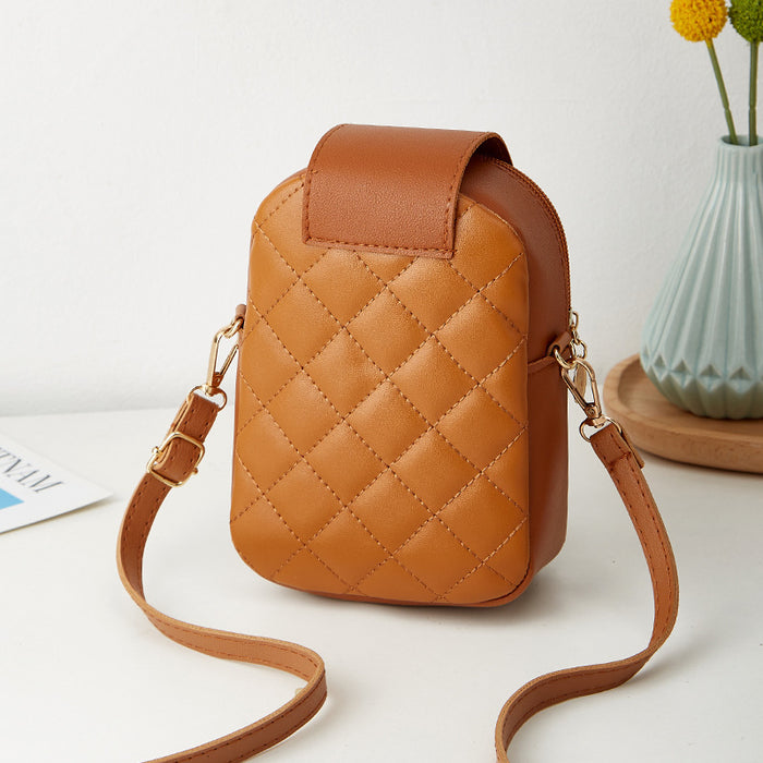 Wholesale Diamond Plaid Small Bag Women' s Shoulder Bag Cheap Bag Crossbody Bag