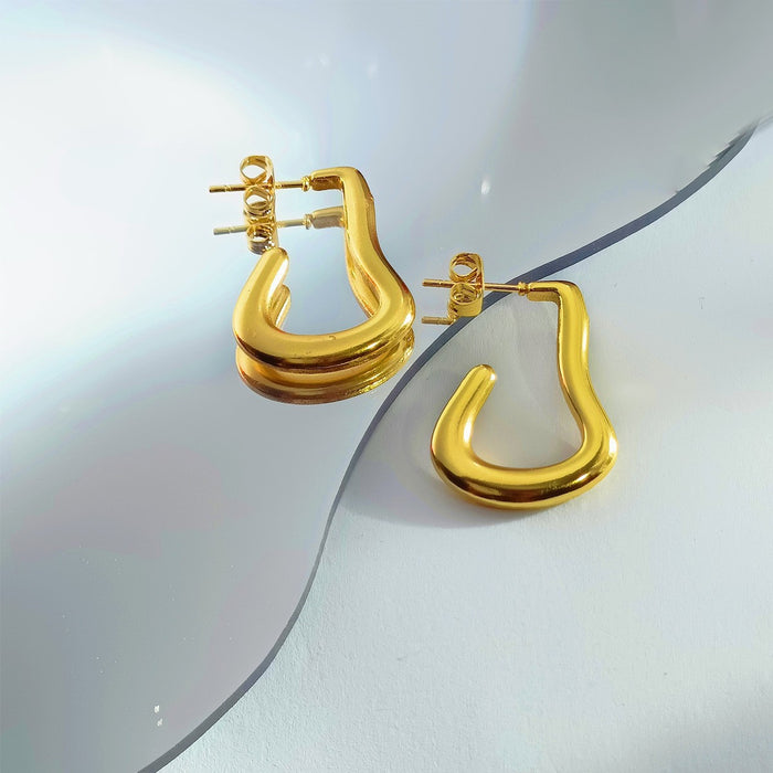 Wholesale irregular geometric ear buckle