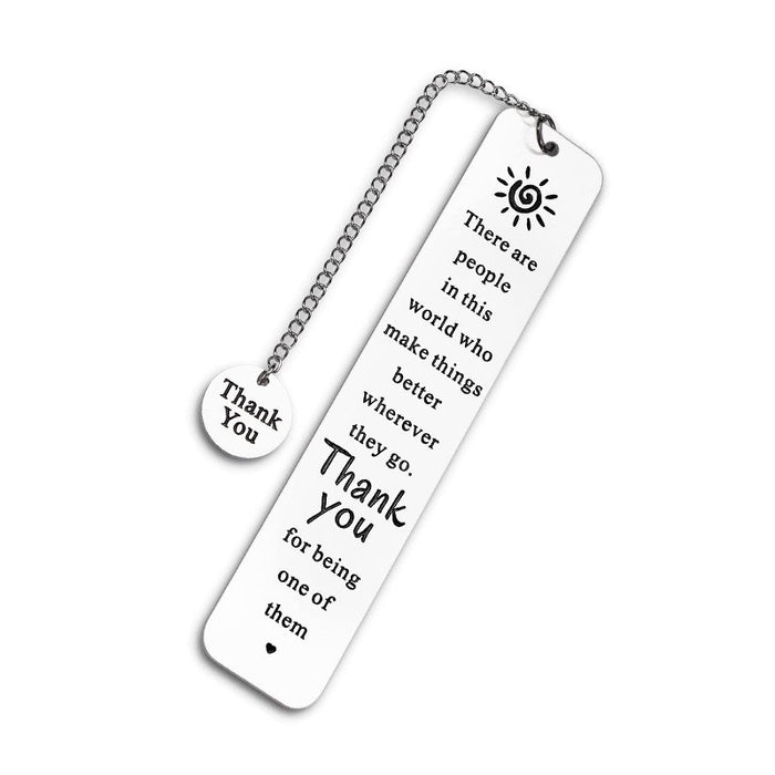 Wholesale Stainless Steel Frosted Bookmark JDC-BM-TangMumao001