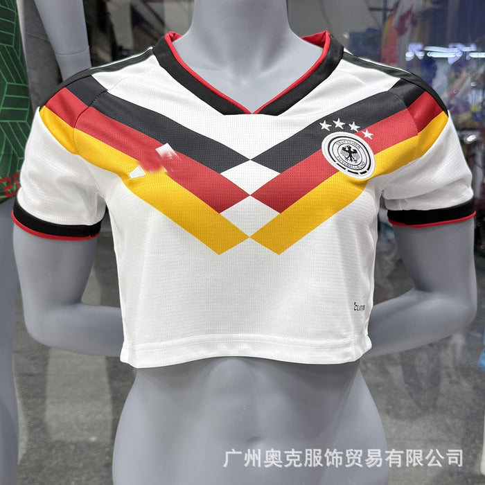 Wholesale World Cup Short Sleeve Women' s Jersey Top Football Shirt