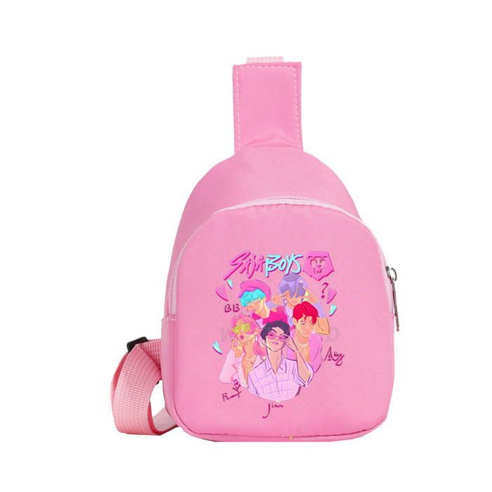 Wholesale Anime-themed Printed Shoulder Bag and Children' s Waist Bag
