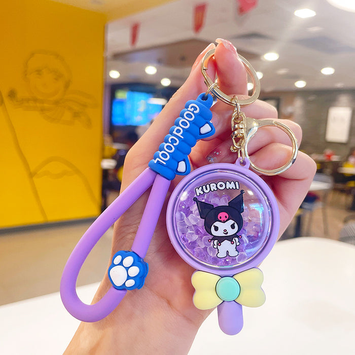 Wholesale Silicone Cute Cartoon Doll Keychain JDC-KC-LiuFan022