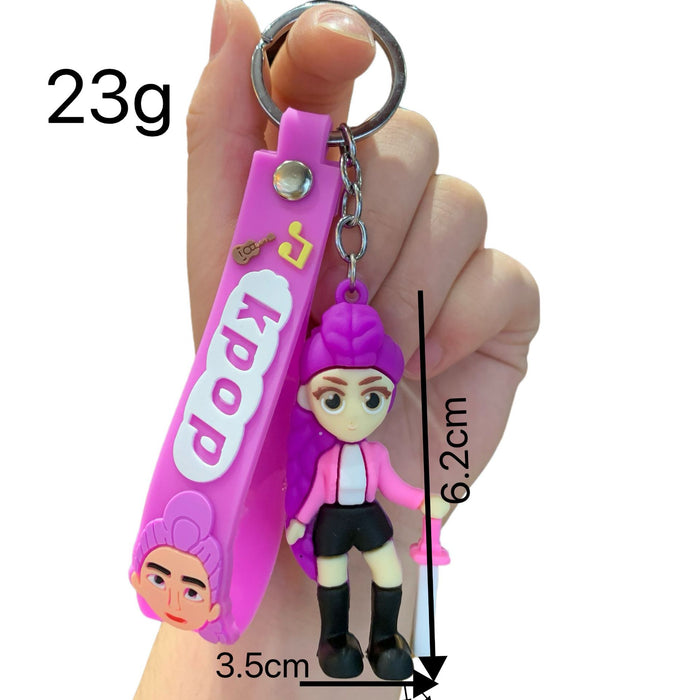Wholesale PVC Keychain Bag Charm Korean Anime  Hunting Witch Squad Style Trendy Birthday Gift
