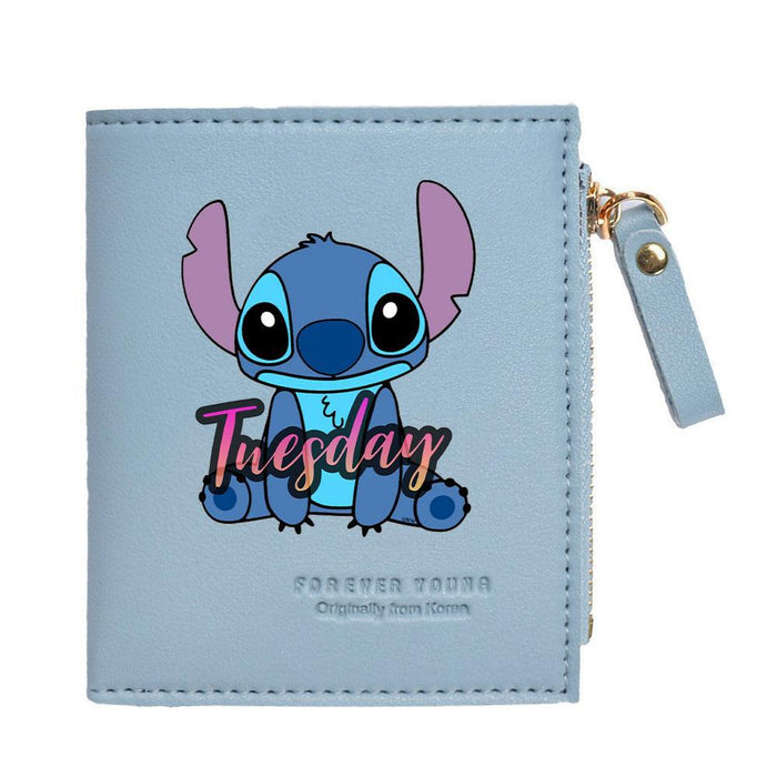 Wholesale PU Cartoon Short Zipper Wallet JDC-WT-WuDuomei003