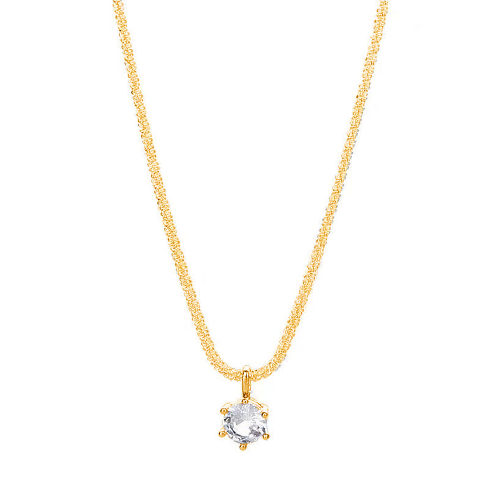 Wholesale Imitation moissanite diamond necklace, new zircon collarbone chain, niche, high-end, temperament, versatile accessory necklace