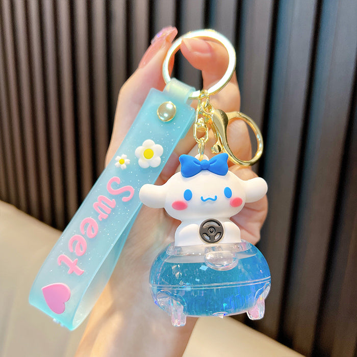 Wholesale Oil-Infused Acrylic Cartoon Doll Keychain (S) JDC-KC-WoA017