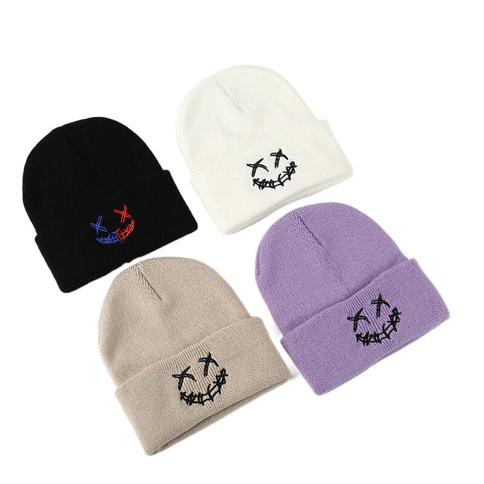 Wholesale Embroidery Funny Acrylic Knitted Beanie JDC-FH-Kamie006