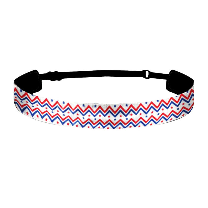 Wholesale 10PCS American Flag Independence Day Children's Sports Stretch Polyester Headband JDC-HD-GuanY009