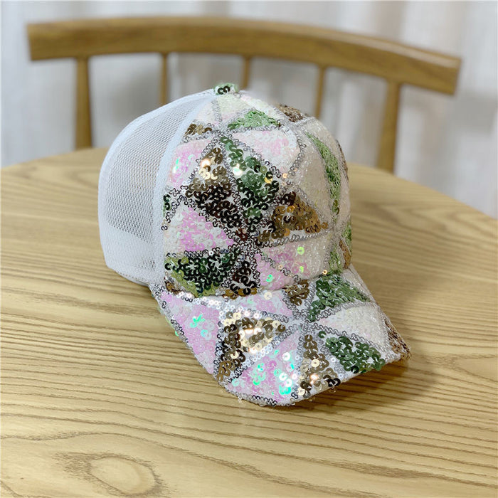 Wholesale Mesh Hat Thin Peaked Cap Trendy Ins Baseball Cap Large Brim