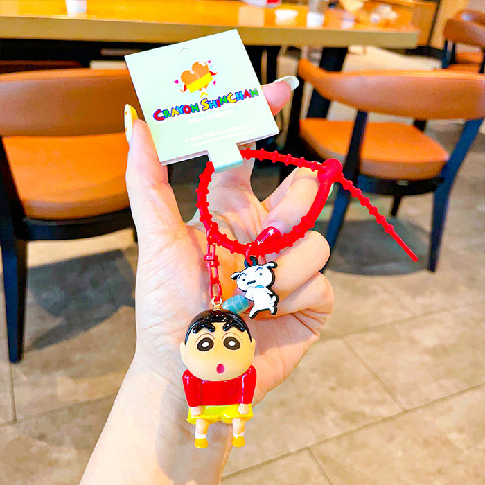 Wholesale Cartoon Silicone  Keychain JDC-KC-MZL012