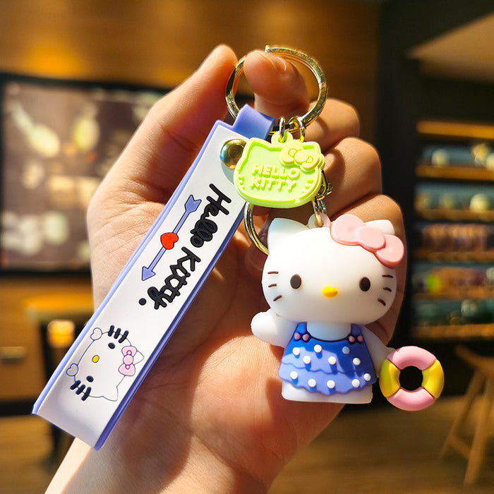 Wholesale Cartoon Doll Silicone Keychain JDC-KC-Tingm248