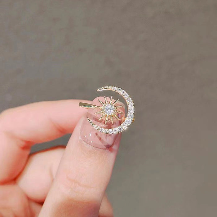 Wholesale Exquisite luxury adjustable index finger ring with simple and fashionable design