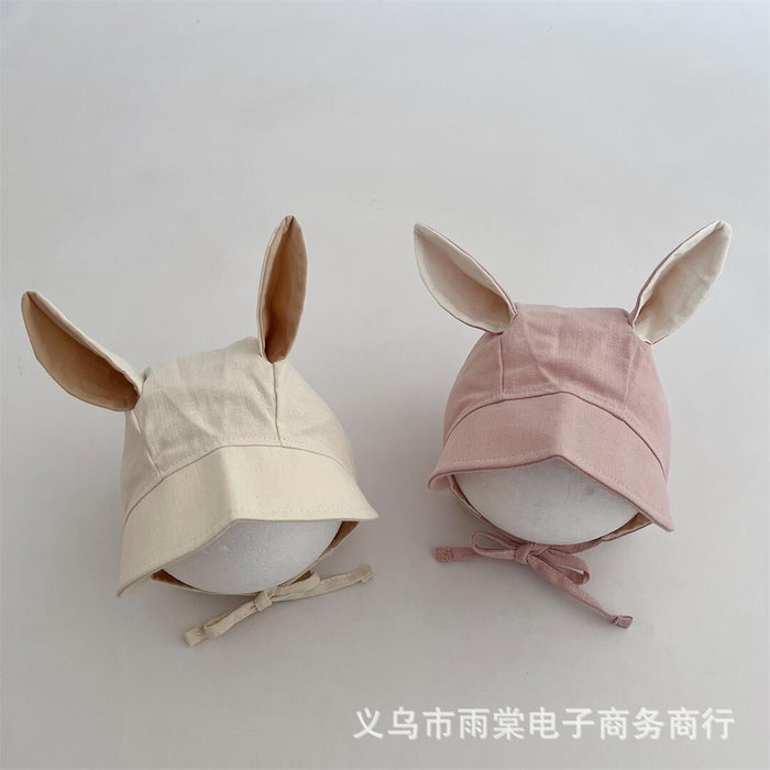 Wholesale Baby Hat Thin Cute Rabbit Ear  Ear Protection Hat Concave Shape