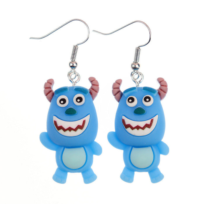 Wholesale Earrings Resin Fun Cute Cartoon (M) JDC-ES-niqing013