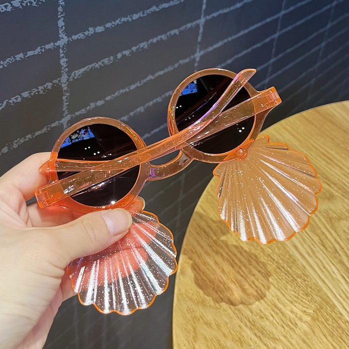 Wholesale Children's sunglasses, UV resistant, cute flip up glasses, personalized sunglasses, sun protection