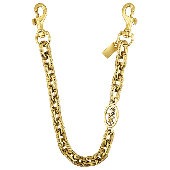 Wholesale Chic Cross Crown Roman Numeral Gold Tone Metal Bag Chain Shoulder Strap Fashion Accessory