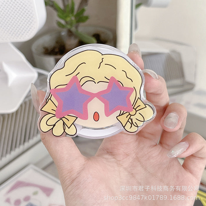 Wholesale Cartoon Cute Phone Airbag Acrylic Phone stand