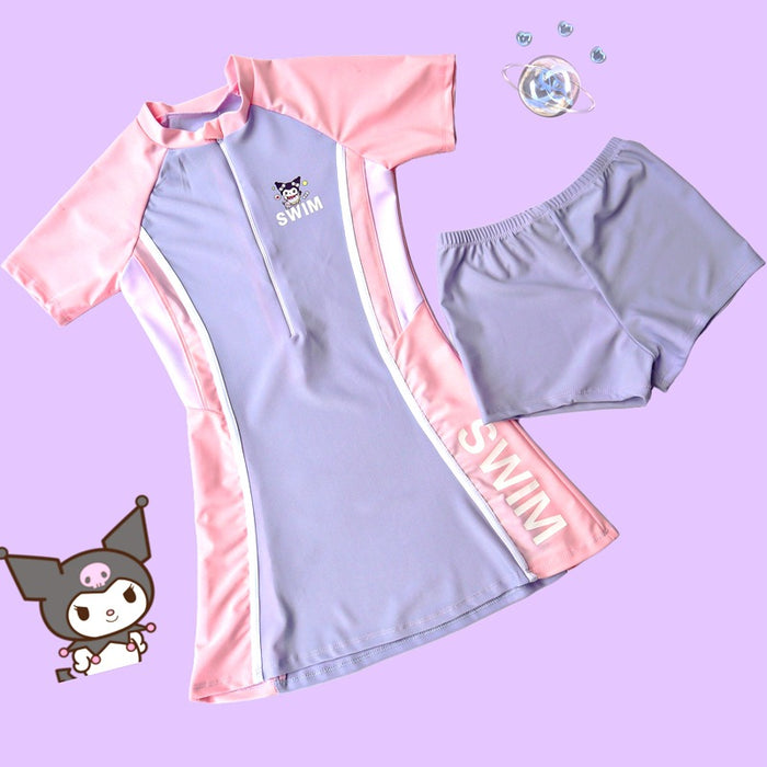 Wholesale Children's swimsuit split cartoon slim fit swimsuit swimming suit