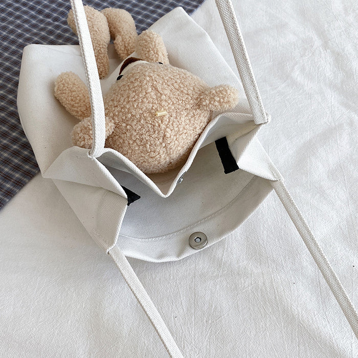 Wholesale Crossbody versatile single shoulder canvas bag cute