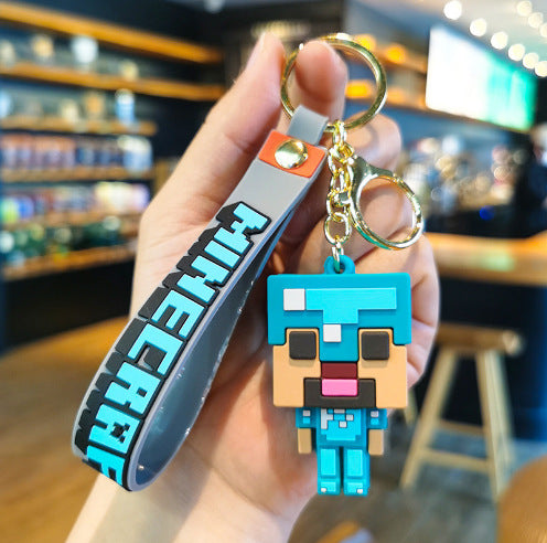 Wholesale game keychain couple keychain doll