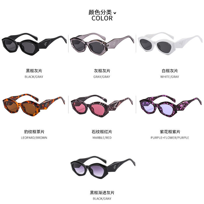 Wholesale Small stylish polygonal women' s sunglasses