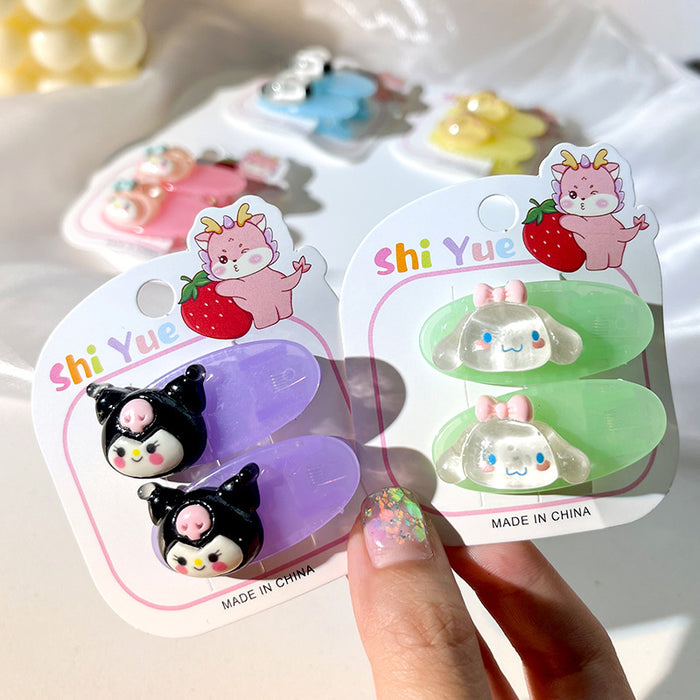 Wholesale Cartoon Cute Children's Plastic Hairpin JDC-HC-Leiyang002