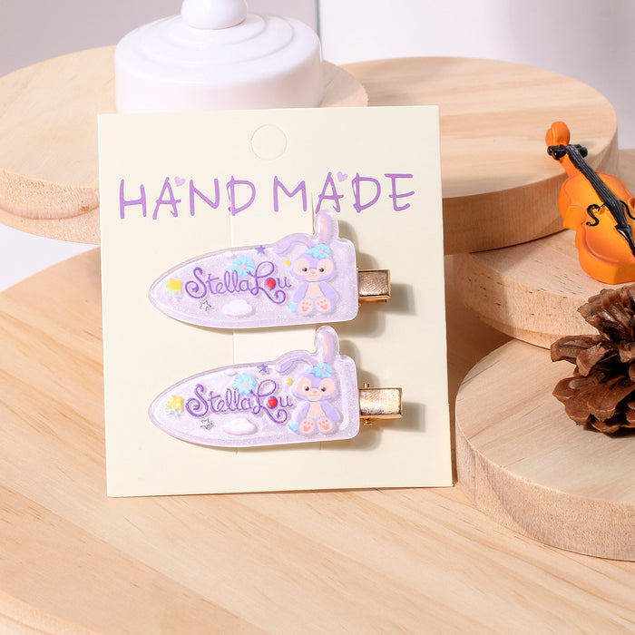 Wholesale Acrylic Cartoon Cute Side Clip Hairpin