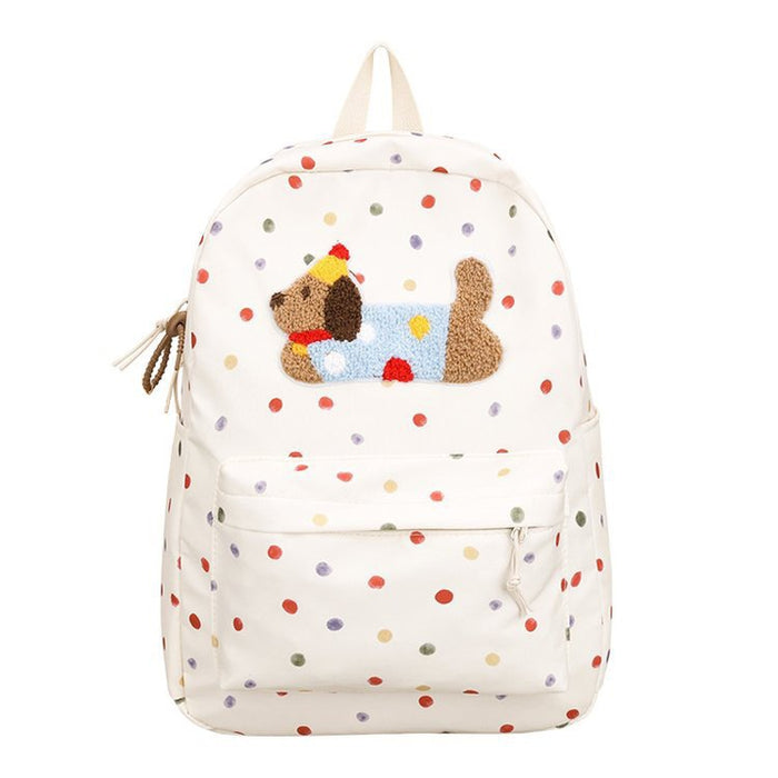 Wholesale Cartoon Cute Backpack Bags Casual Polka Dot Schoolbag Large Capacity